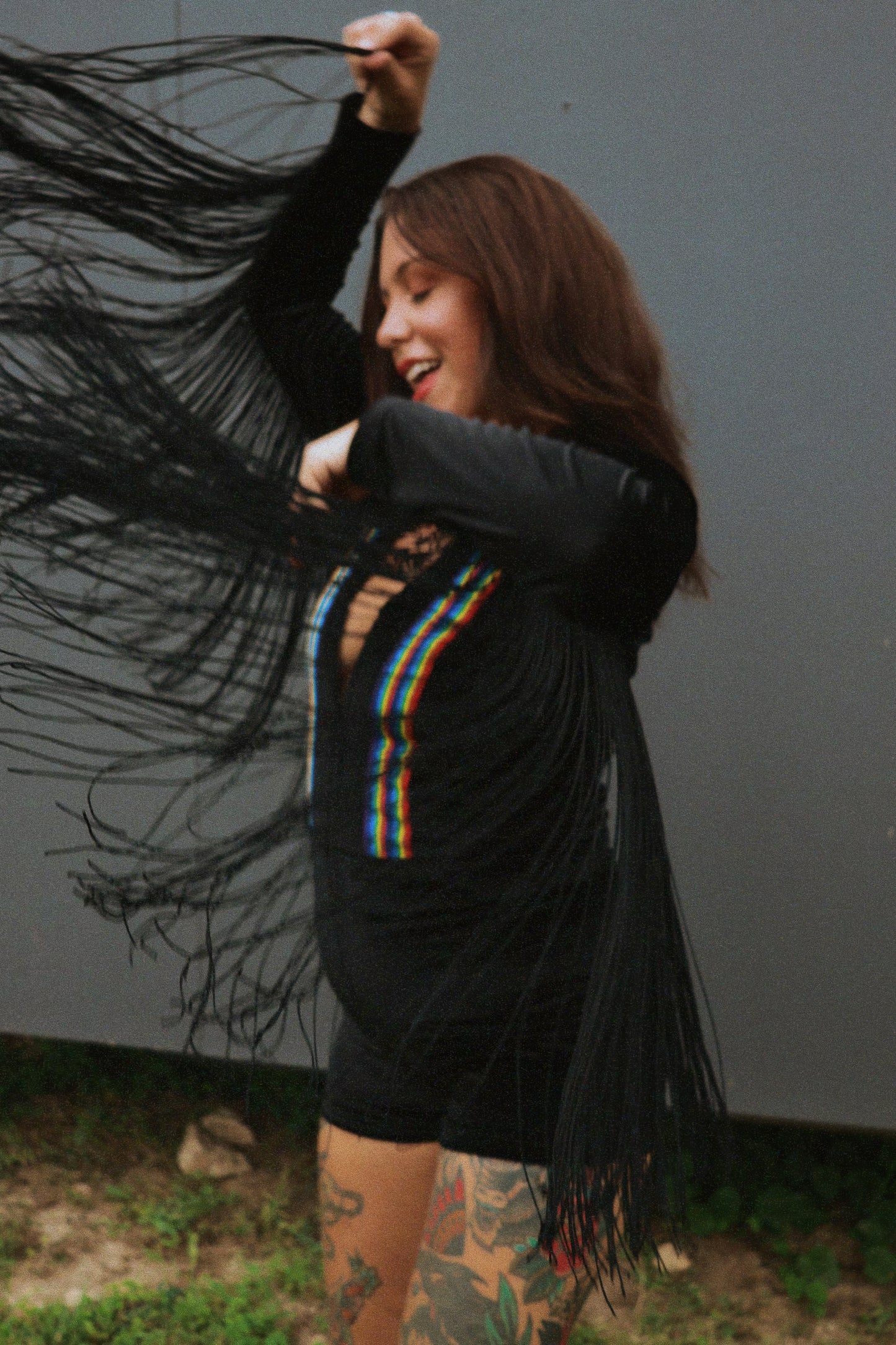 OUT & OUTLAWED π Handmade Fringe Jumpsuit