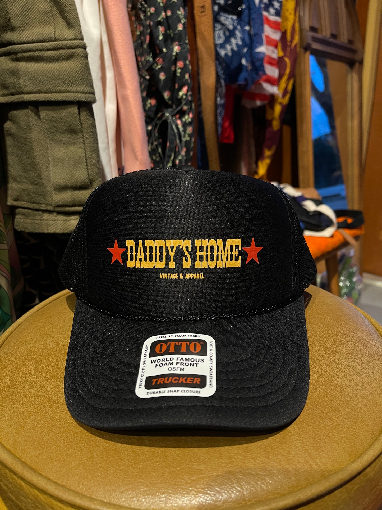Daddy’s Home Yellow Star Logo Foam Trucker