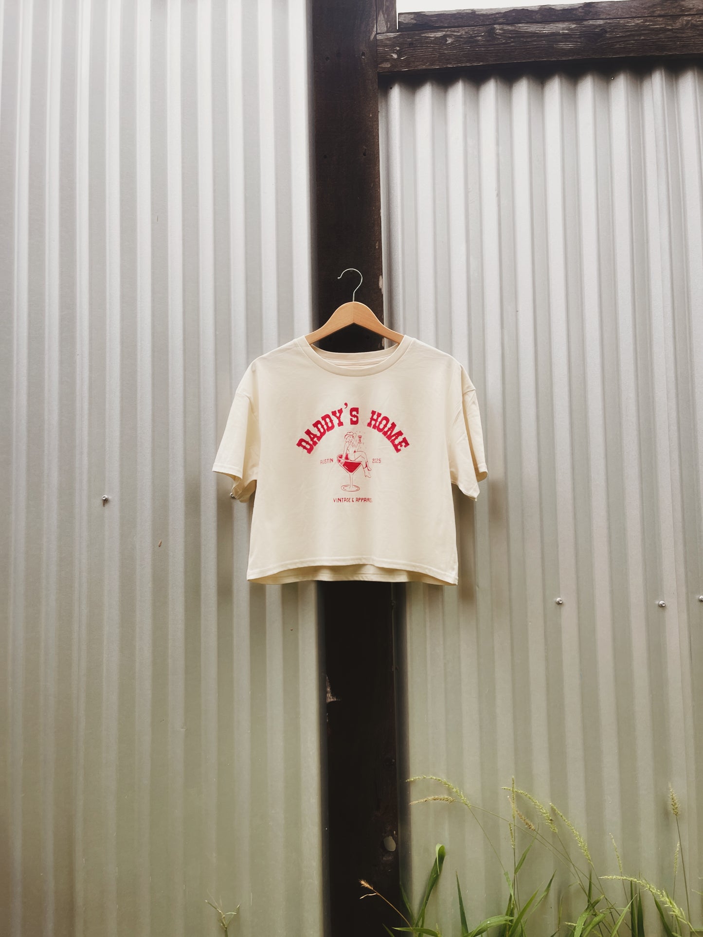The Cropped Martini Logo Tee