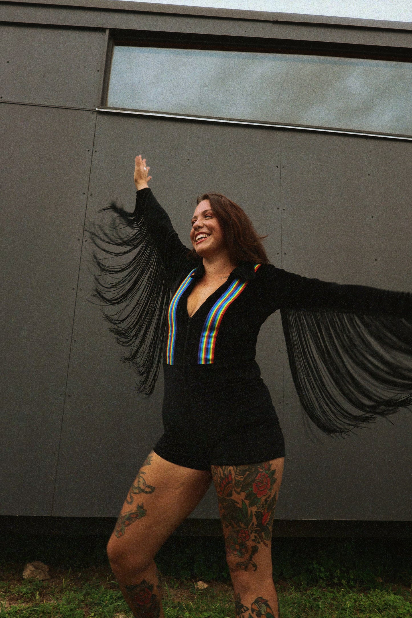 OUT & OUTLAWED π Handmade Fringe Jumpsuit