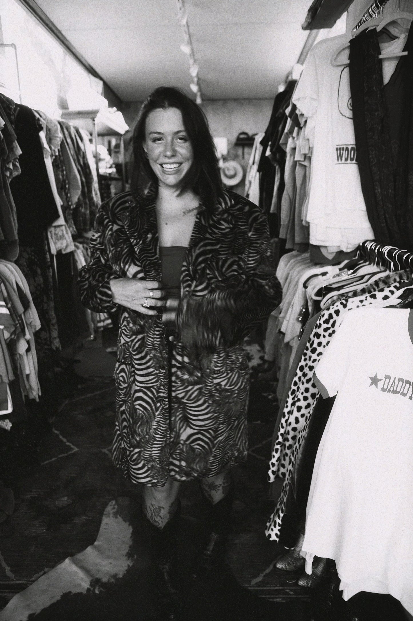 Vintage Tiger Stripe Blazer Coat π
