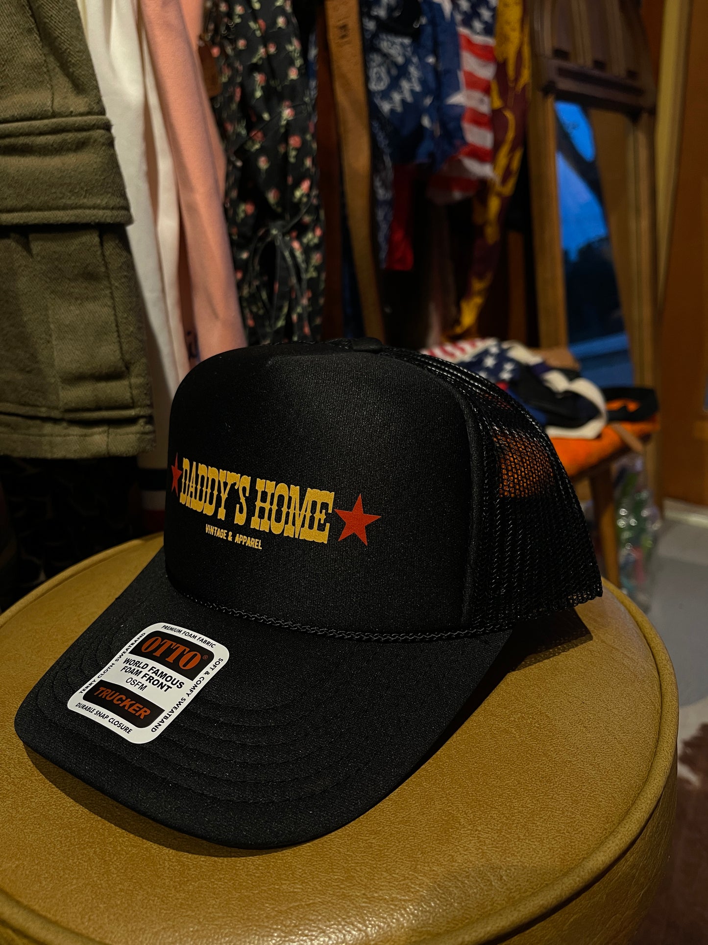 Daddy’s Home Yellow Star Logo Foam Trucker
