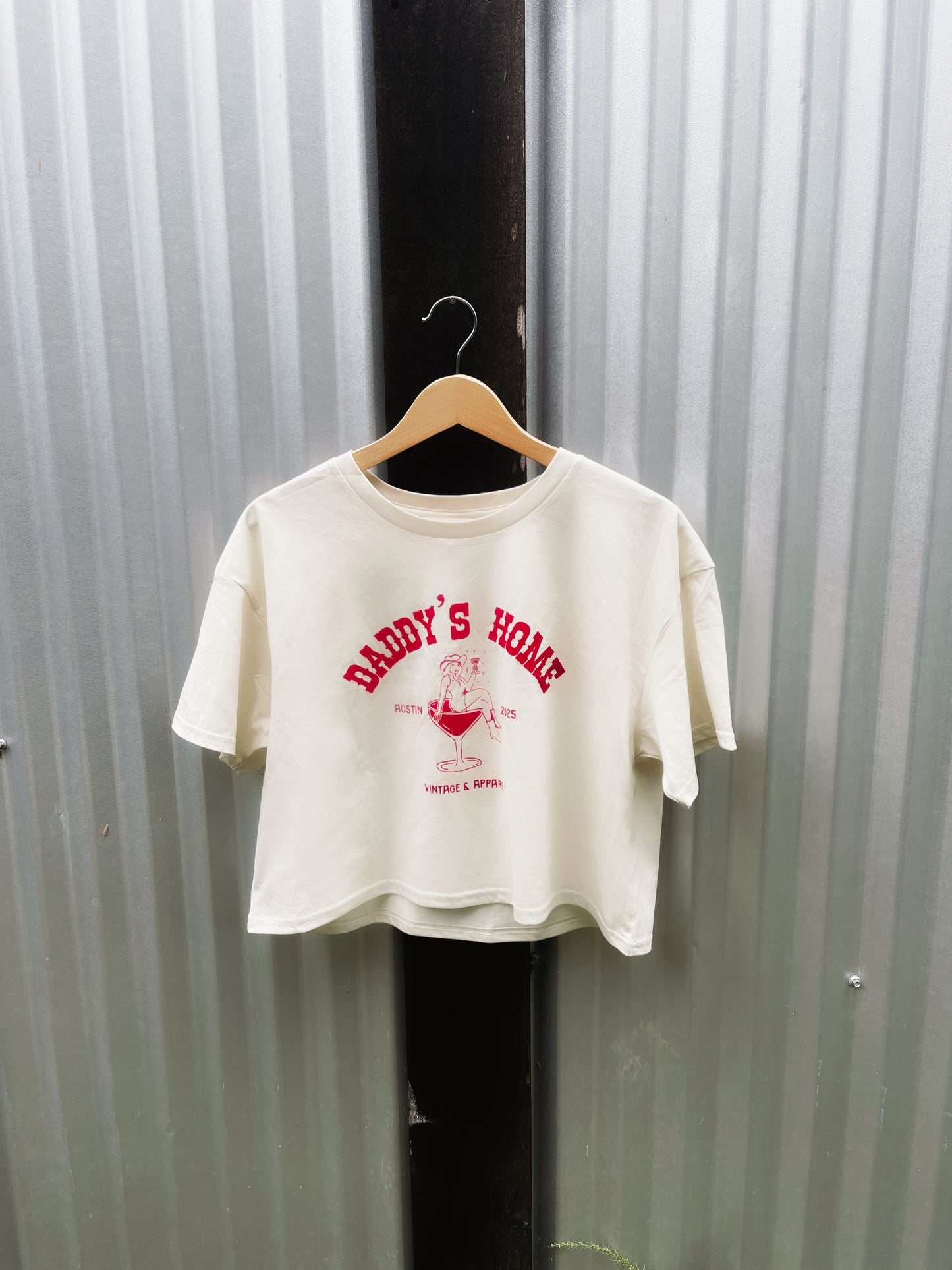 The Cropped Martini Logo Tee