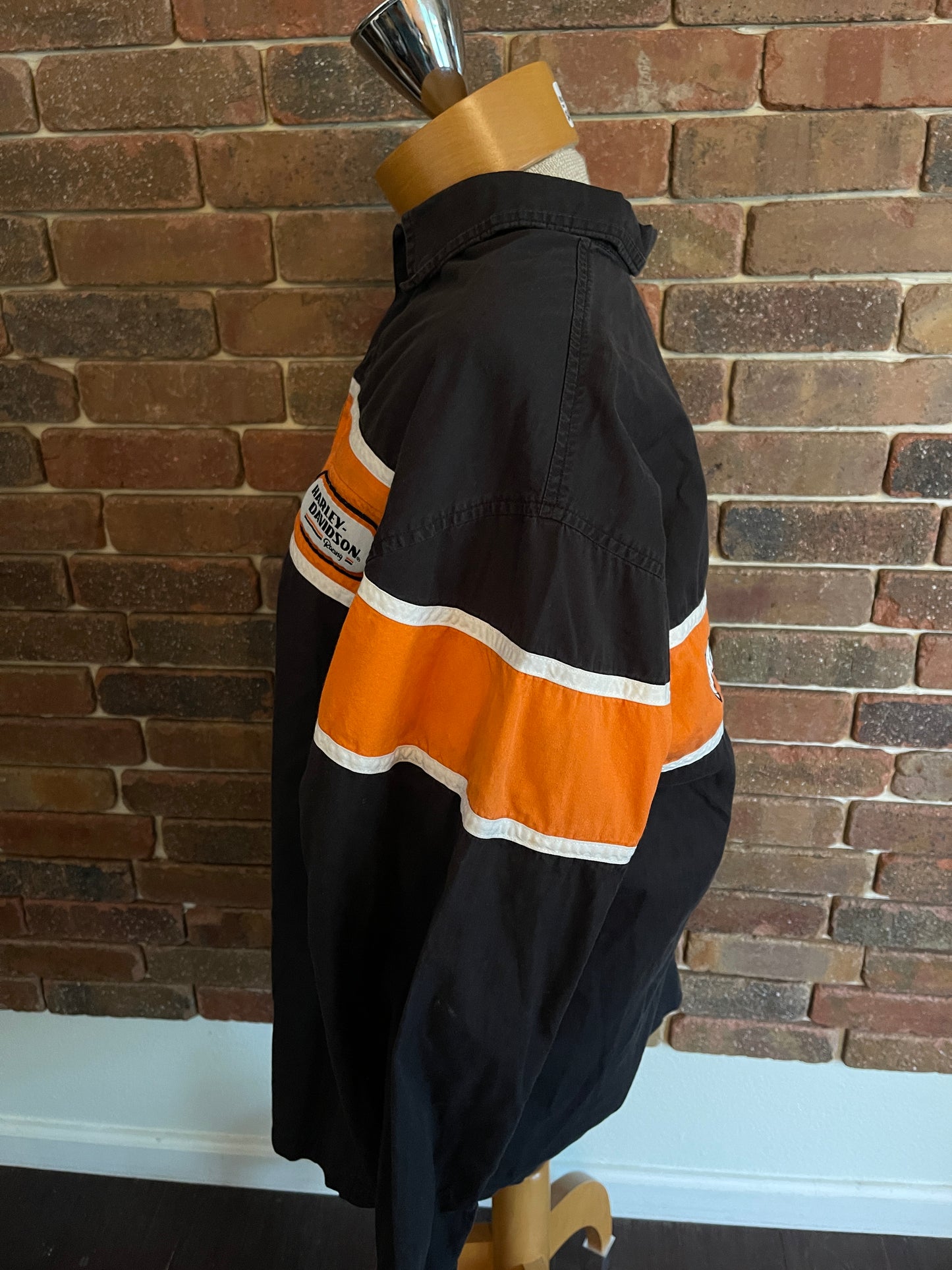 Vintage Harley-Davidson Racing Button Down