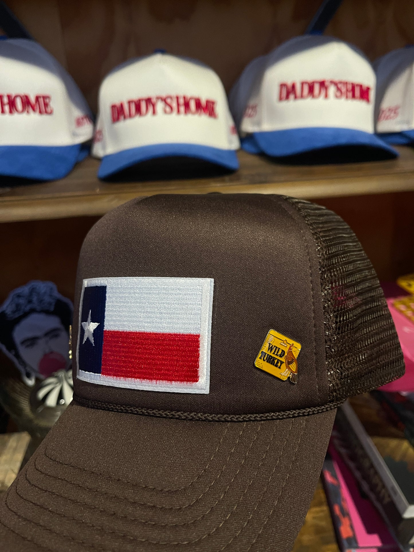 TEXAN TRUCKER with Vintage Pins