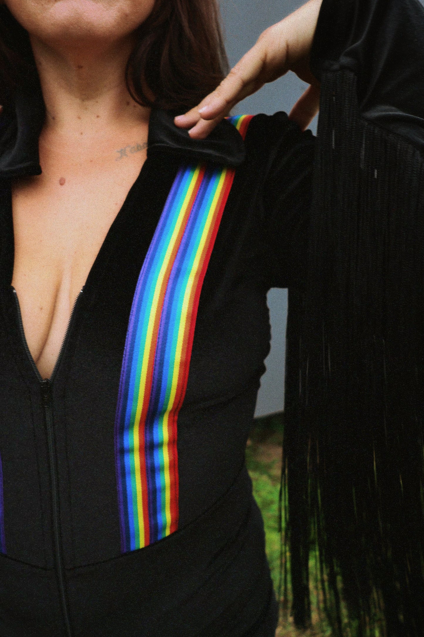 OUT & OUTLAWED π Handmade Fringe Jumpsuit