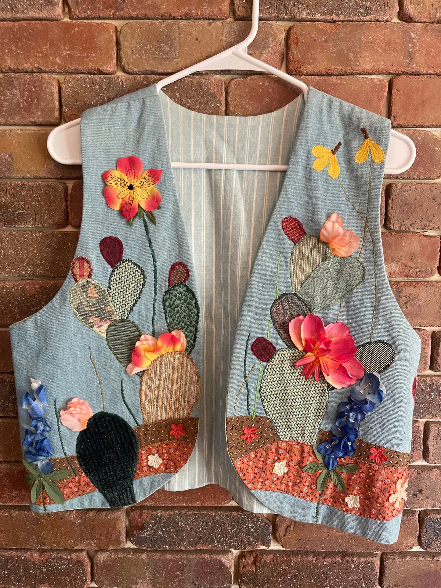 HANDMADE WILDFLOWER VEST