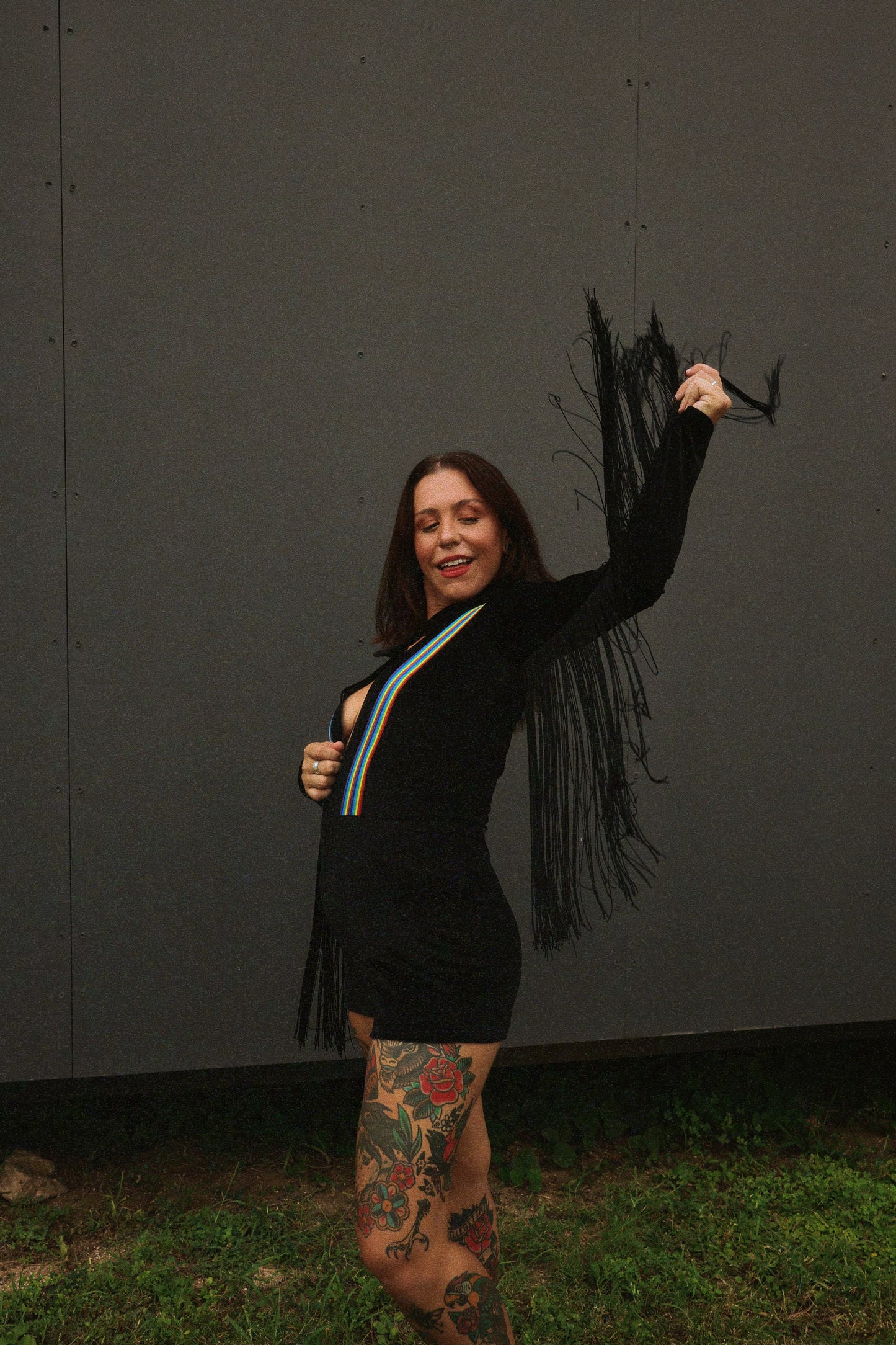 OUT & OUTLAWED π Handmade Fringe Jumpsuit