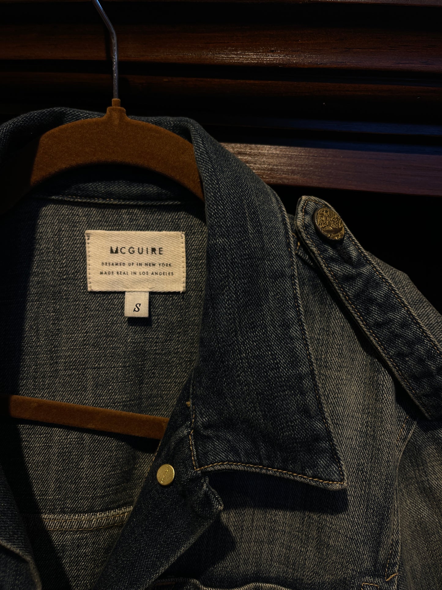 McGuire Denim Jacket with Suede Fringe