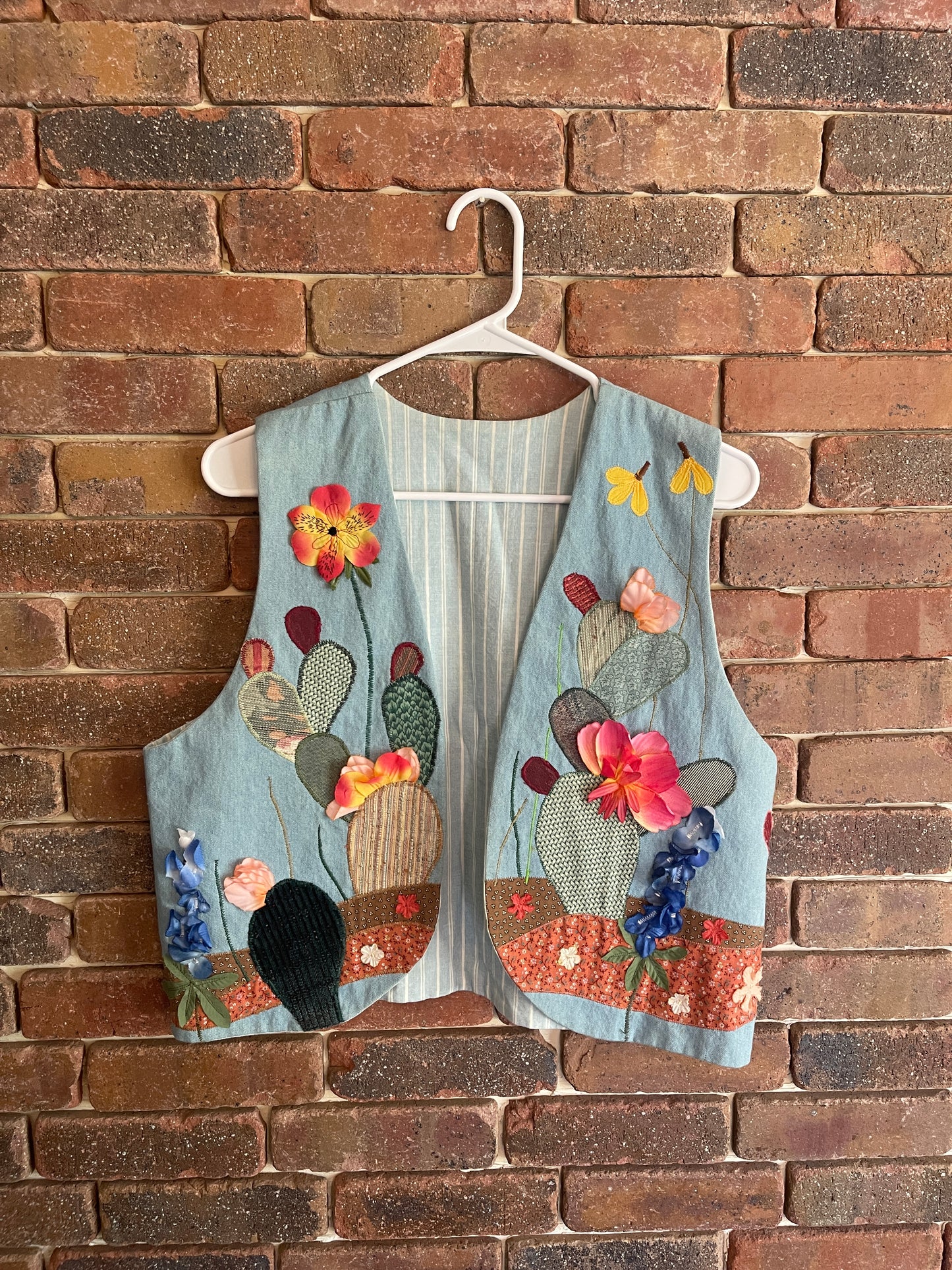 HANDMADE WILDFLOWER VEST