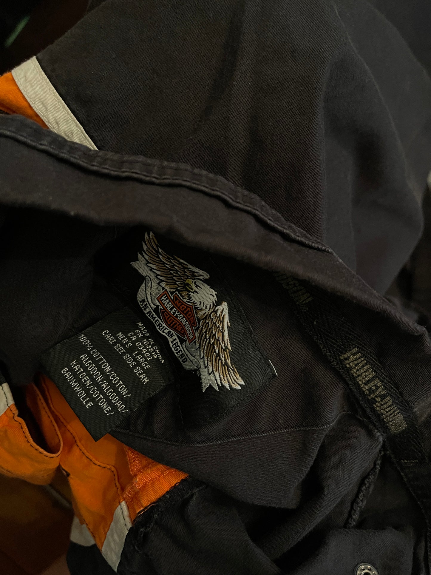 Vintage Harley-Davidson Racing Button Down