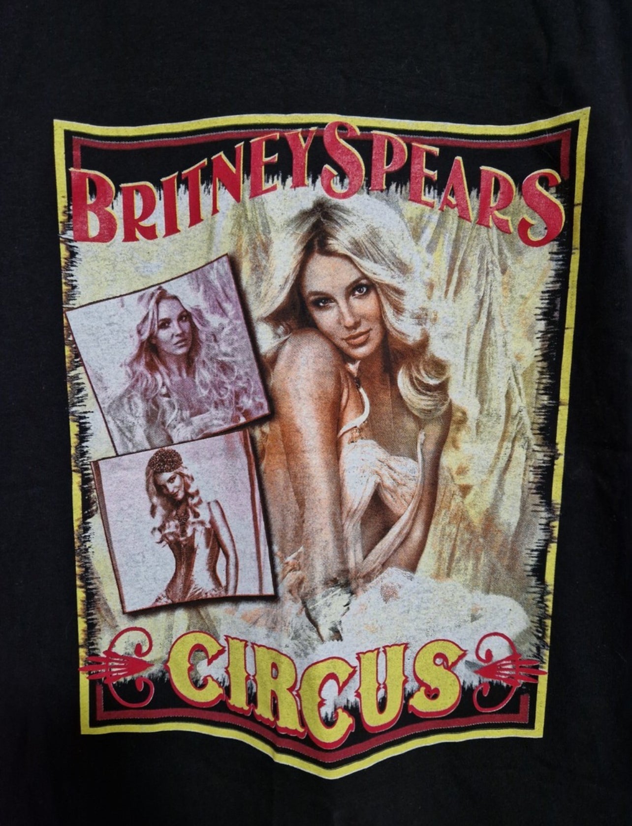 RARE Vintage Britney Spears Circus Tour Shirt 2009