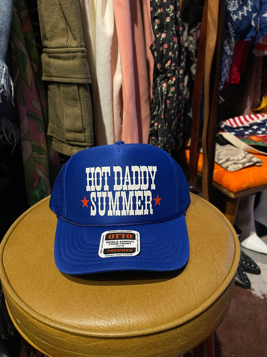 HOT DADDY SUMMER foam trucker hat