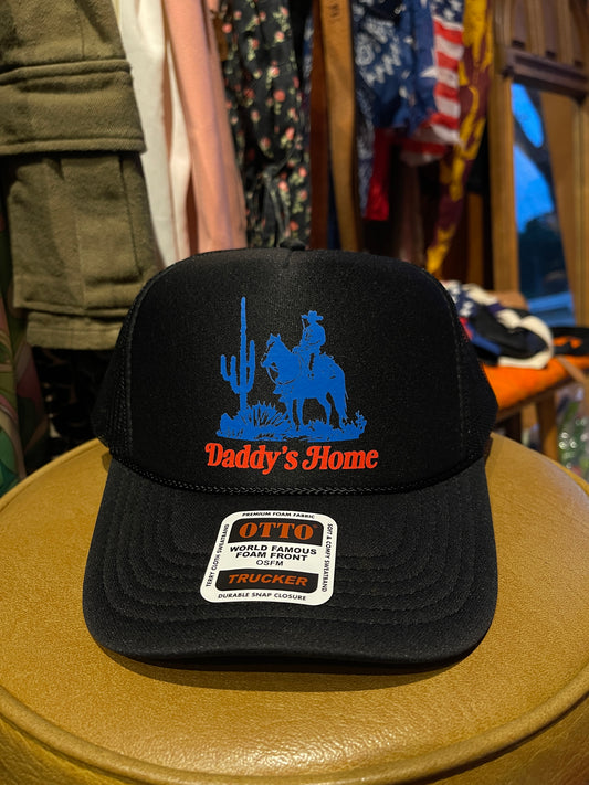 Daddy’s Home Classic Cowboy Black Foam Trucker