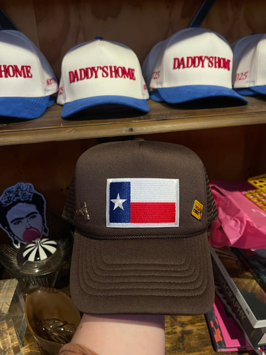TEXAN TRUCKER with Vintage Pins