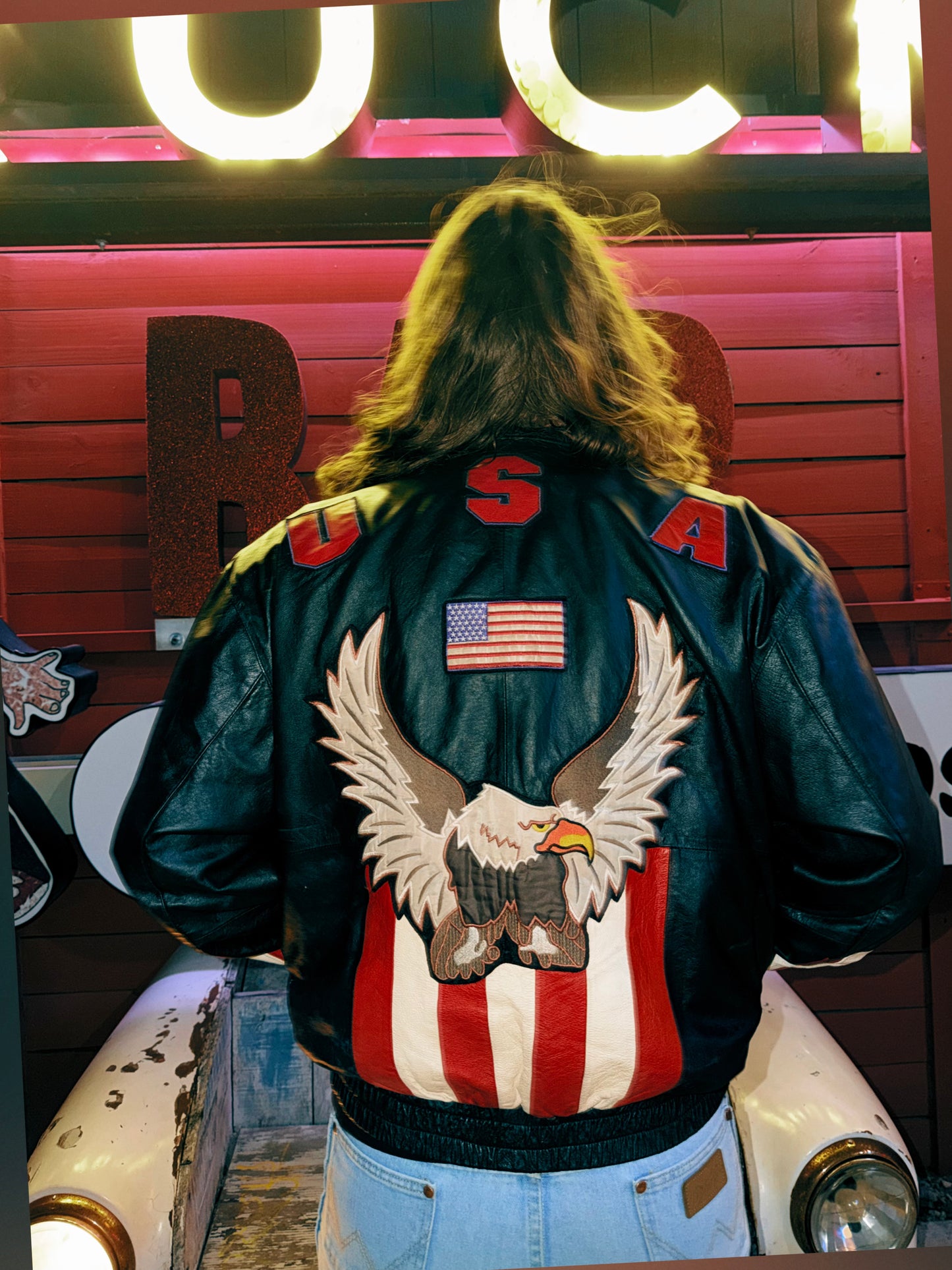 Diamond Plate Eagle Jacket