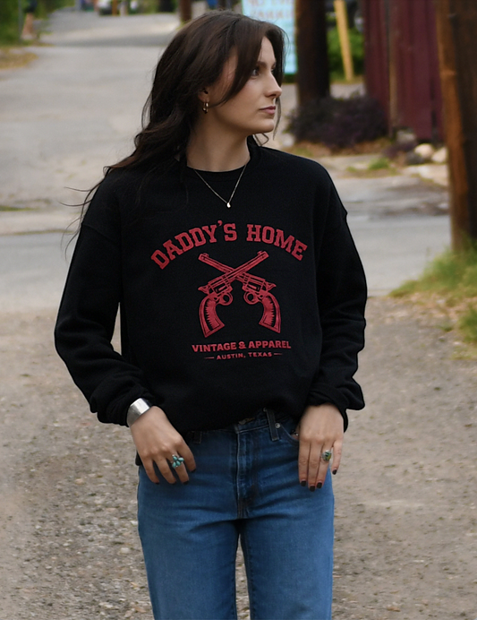 Daddy’s Home Revolver Signature Fleece Crewneck